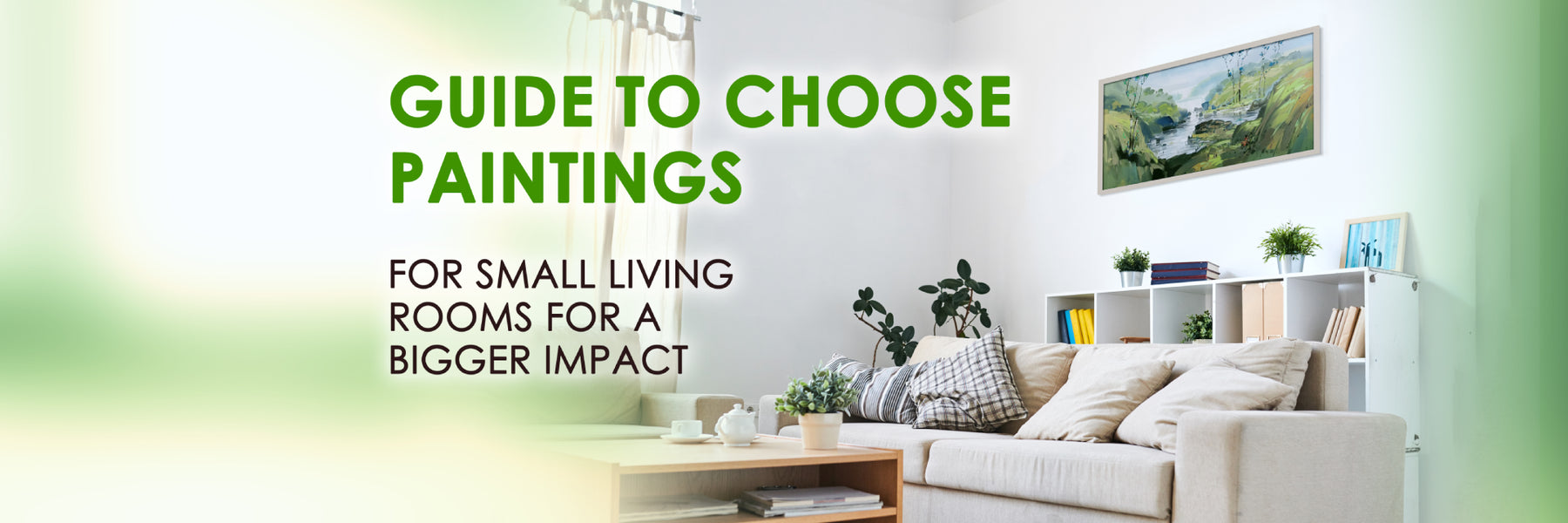 Guide to Choose Paintings for Small Living Rooms for a Bigger Impact