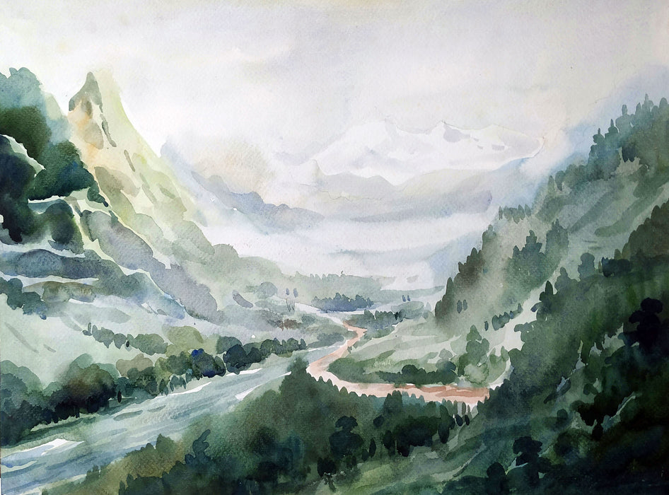 Morning Himalaya Landscape