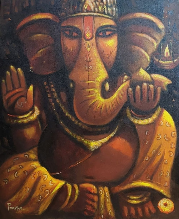 Ganesha Yellow and Brown