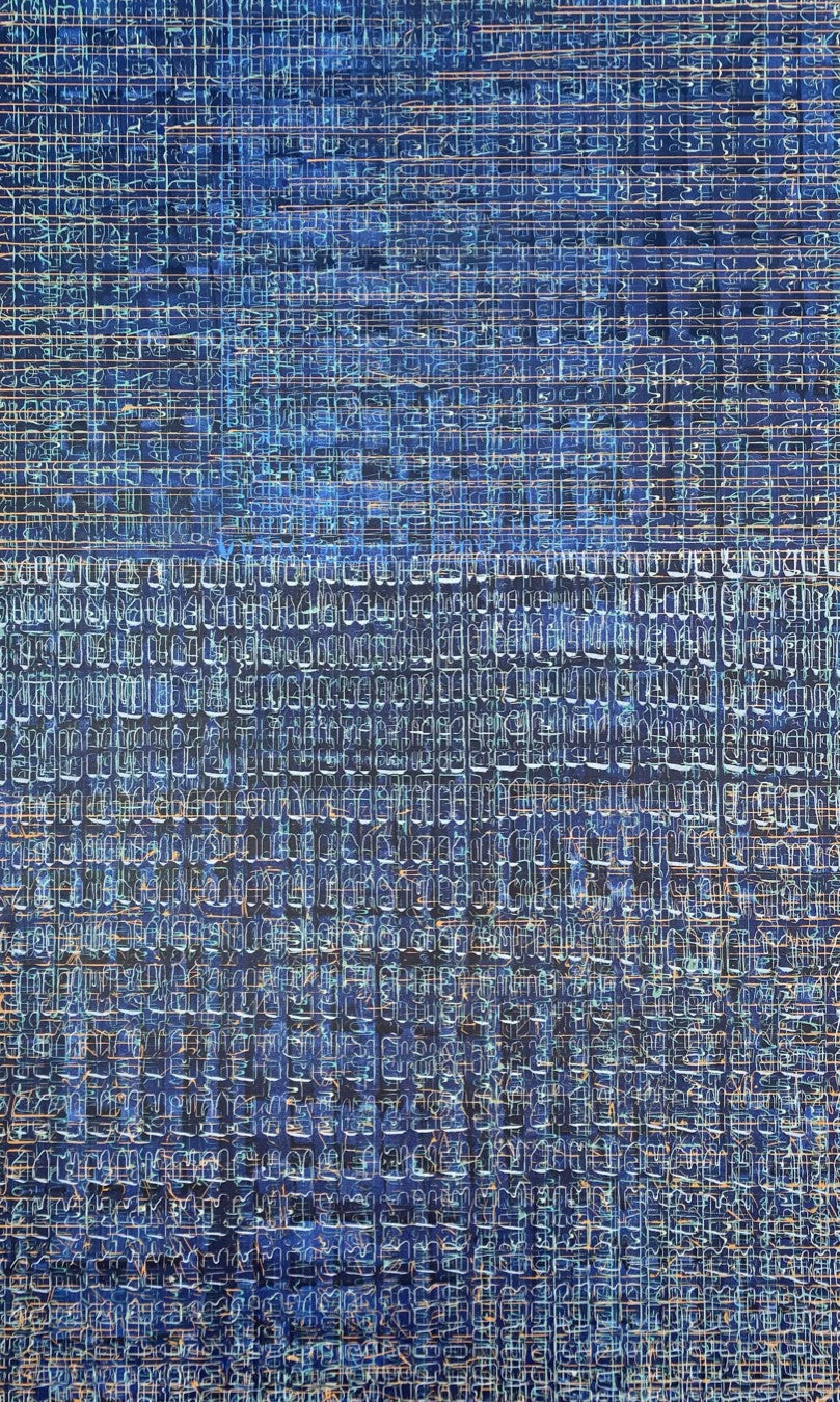 abstract canvas painting