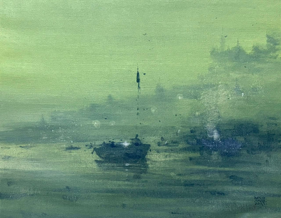 Foggy Waterway