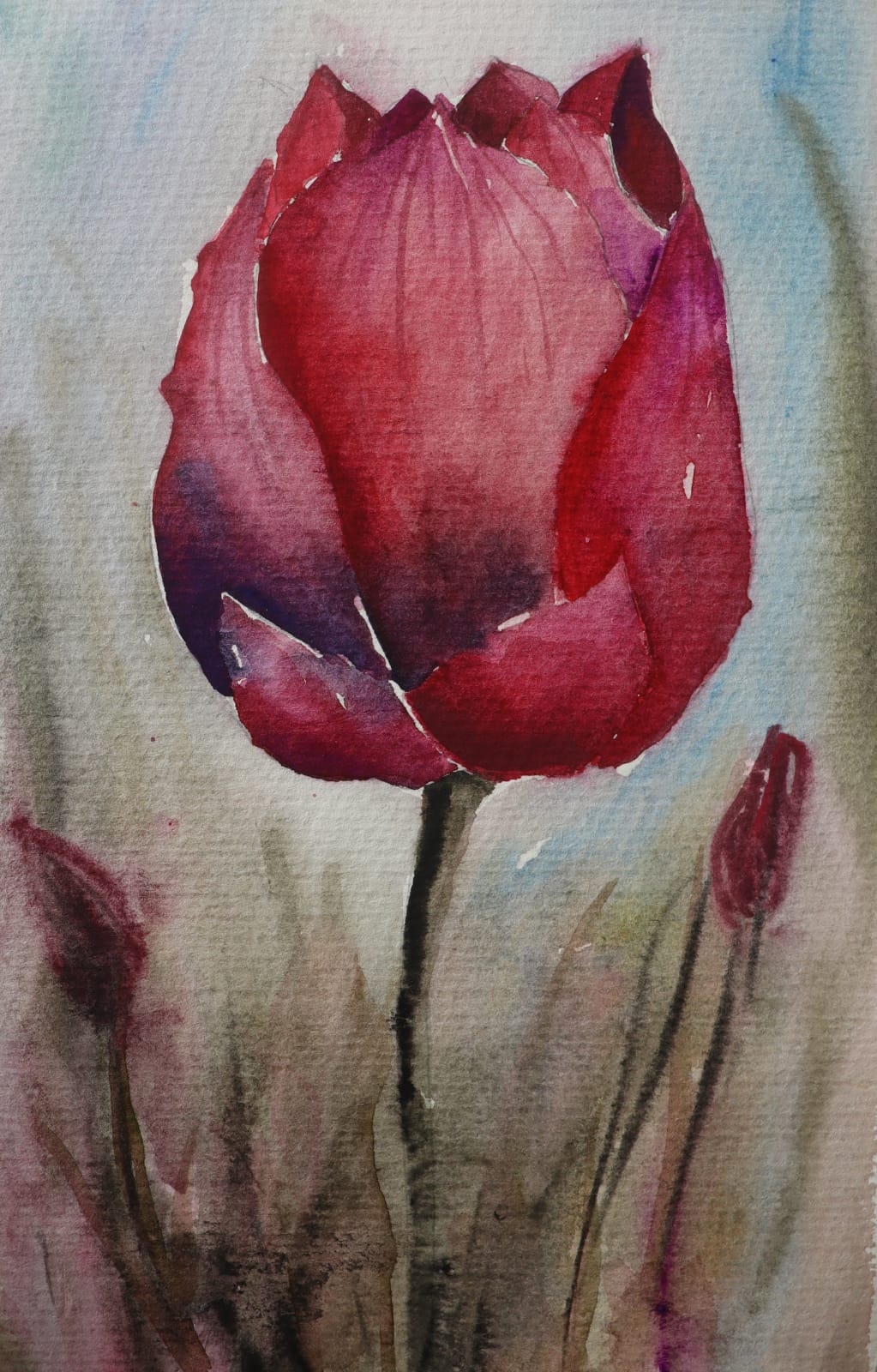 Mist Roses Art Rose Flower Painting | YOU.ART — You.Art