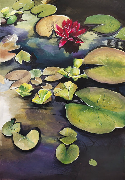 Lotus leaves and lotus